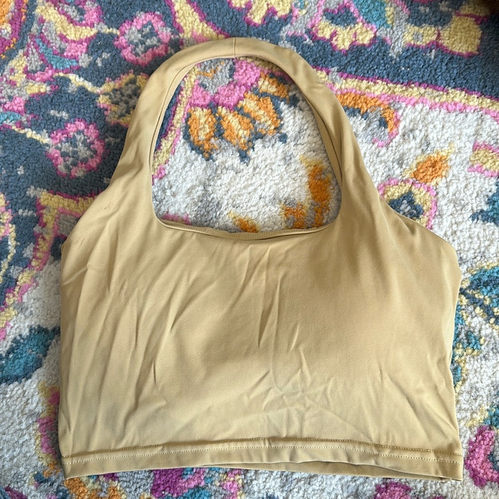 Halter top sports bra